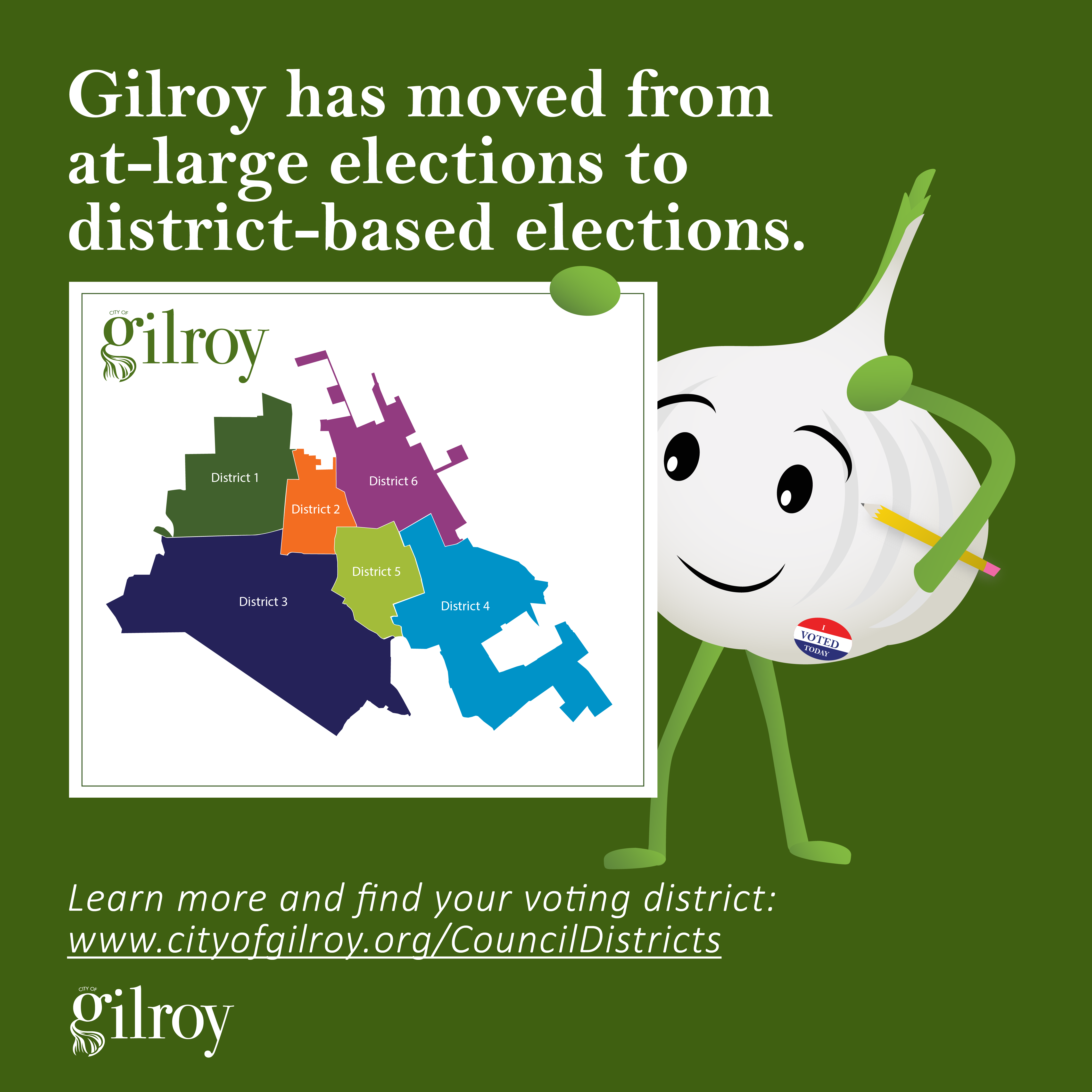 Districting Campaign Images a garlic showing a map